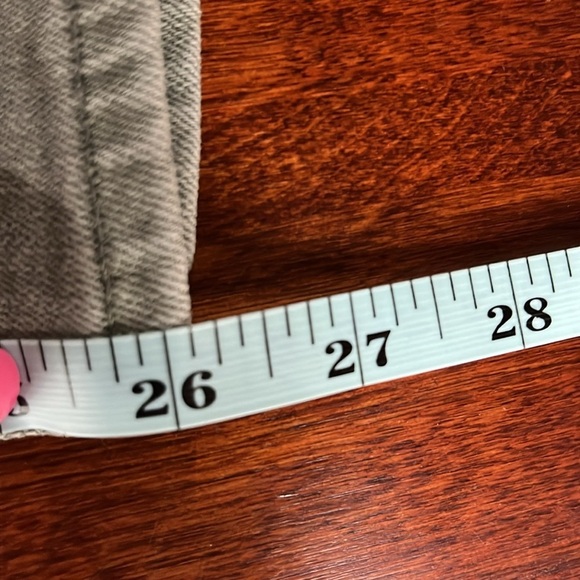 AG Adriano Goldschmied Womens Jeans 25R Dusty Green Ex-Boyfriend Slim Distressed - Picture 15 of 16